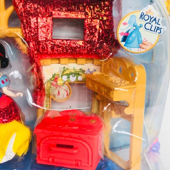 Disney Princess Snow White Cottage Kitchen Royal Clips New Sealed For Age 3+ - Picture 13 of 15